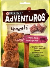 Лакомство для собак Nestle PURINA Adventuros Nuggets со вкусом мяса дикого кабана, 90 г цена и информация | Лакомства для собак | 220.lv