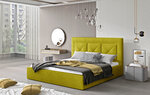 Кровать NORE Cloe 16, 140x200 см, желтая