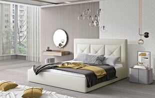 Кровать NORE Cloe 25, 140x200 см, бежевая цена и информация | Кровати | 220.lv