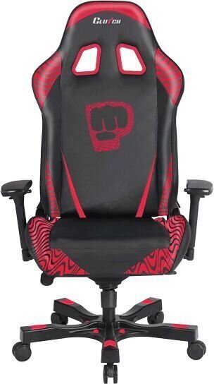 Spēļu krēsls ClutchChairZ PewDiePie Edition Throttle, melns/sarkans cena un informācija | Biroja krēsli | 220.lv