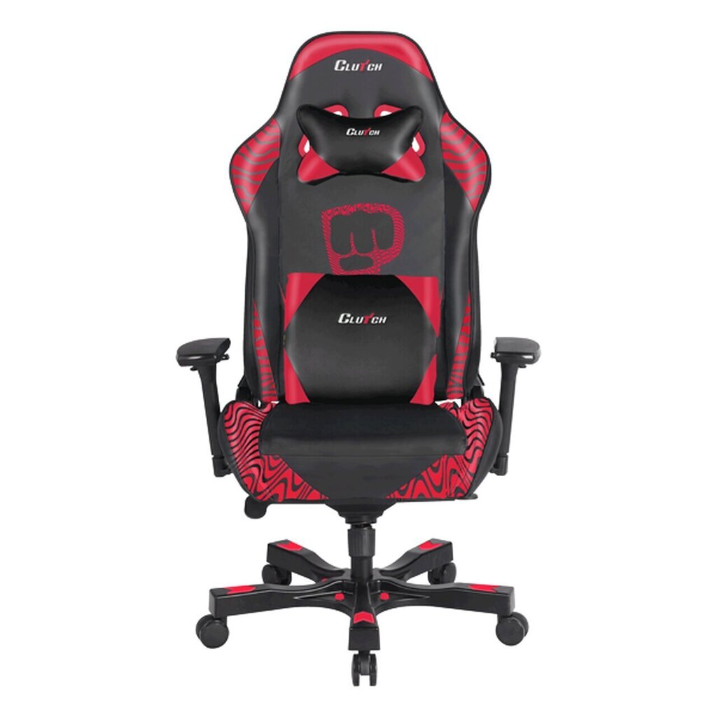 Spēļu krēsls ClutchChairZ PewDiePie Edition Throttle, melns/sarkans цена и информация | Biroja krēsli | 220.lv