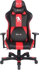 Игровое кресло ClutchChairZ Crank Series Charlie Hockey, черное/красное цена и информация | Офисные кресла | 220.lv