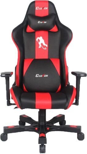 Spēļu krēsls ClutchChairZ Crank Series Charlie Hockey, melns/sarkans cena un informācija | Biroja krēsli | 220.lv