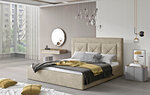 Кровать NORE Cloe 01, 140x200 см, бежевого цвета