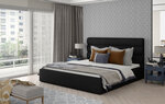 Кровать NORE Caramel 18, 160x200 см, черная