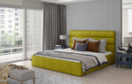 Кровать NORE Caramel 14, 180x200 см, желтая
