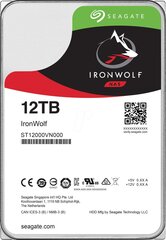 Drive Seagate IronWolf ST12000VN0008 (12 TB ; 3.5 Inch; SATA; 256 MB; 7200 rpm) cena un informācija | Iekšējie cietie diski (HDD, SSD, Hybrid) | 220.lv