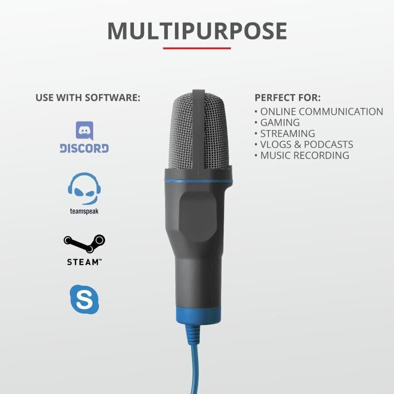 Mikrofons Trust 23790 cena un informācija | Mikrofoni | 220.lv