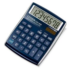 Kalkulators Citizen CDC 80BLWB, zils cena un informācija | Kancelejas preces | 220.lv