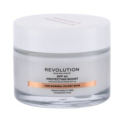 Mitrinošs sejas krēms Revolutions Skincare SPF30 Protecting Boost, 50 ml cena un informācija | Sejas krēmi | 220.lv