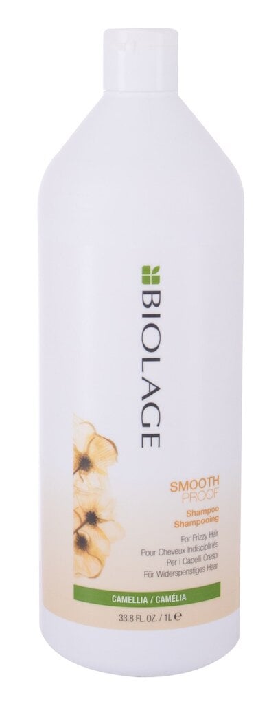 Izlīdzinošs šampūns nepaklausīgiem matiem Matrix Biolage SmoothProof, 1000 ml cena un informācija | Šampūni | 220.lv