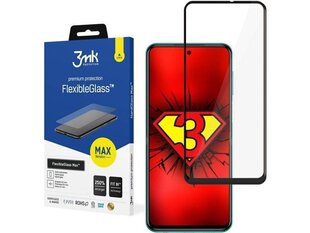 Защитное стекло 3MK FlexibleGlass Max for Xiaomi Redmi Note 9 Pro Black цена и информация | Защитные пленки для телефонов | 220.lv