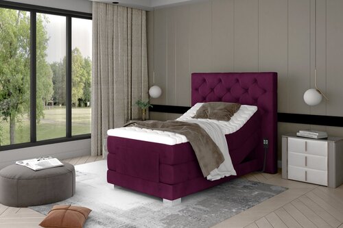 Электрическая кровать NORE Clover 15, 90x200, красная цена и информация | Кровати | 220.lv