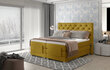 Elektriskā gulta NORE Clover 11, 140x200, dzeltena cena un informācija | Gultas | 220.lv