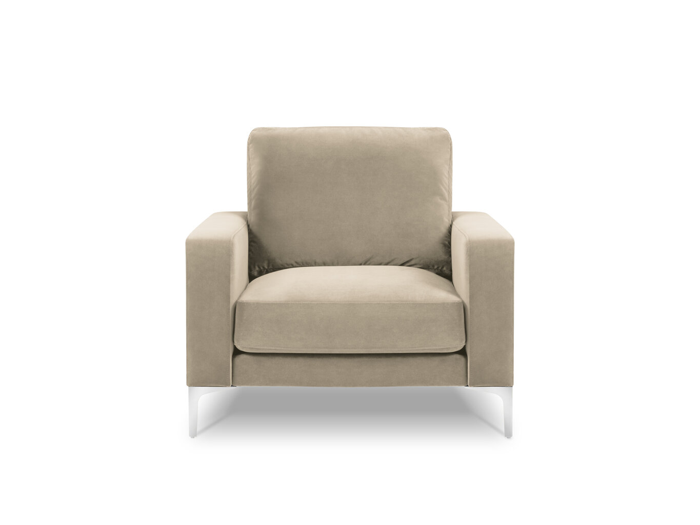 Krēsls Kooko Home Lyrique, smilškrāsas цена и информация | Atpūtas krēsli | 220.lv
