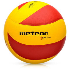 Volejbola bumba Meteor CHILI Mini dzeltena/sarkana, 4. izmērs cena un informācija | Volejbola bumbas | 220.lv