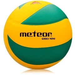 Мяч волейбольный Meteor CHILI жёлтый/зелёный, размер 4 цена и информация | Волейбольные мячи | 220.lv