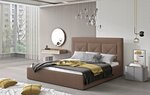 Кровать NORE Cloe 07, 140x200 см, коричневая