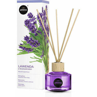 Aroma Home kociņi 50ml Basic, Lavander with Rosemary cena un informācija | Mājas aromāti | 220.lv