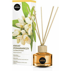 Aroma Home kociņi 50ml Basic, Orange Flower with Eucalyptus cena un informācija | Mājas aromāti | 220.lv