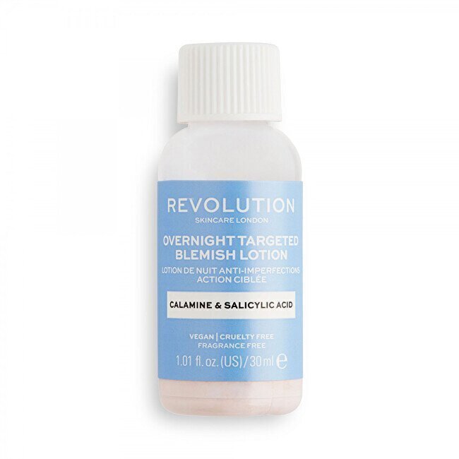 Sejas losjons Revolution Skincare Overnight Targeted, 30 ml cena un informācija | Sejas ādas kopšana | 220.lv