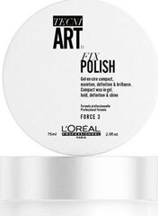 Matu vasks L’Oreal Professionnel Tecni Art Fix Polish, 75ml cena un informācija | Matu veidošanas līdzekļi | 220.lv