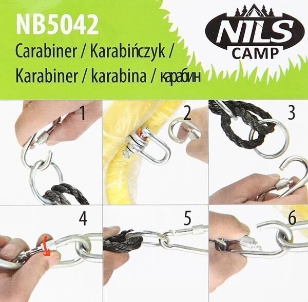 Karabīne Nils Camp NB5042 cena un informācija | Citas tūrisma preces | 220.lv