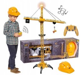 Radio vadāms celtnis ar celtniecības ķiveri un piederumiem, B5A cena un informācija | Rotaļlietas zēniem | 220.lv