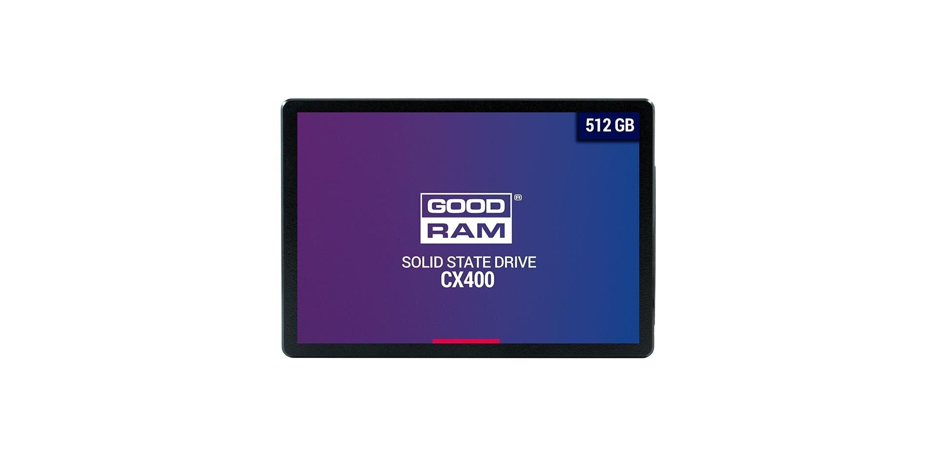 GoodRam SSDPR-CX400-512-G2 цена и информация | Iekšējie cietie diski (HDD, SSD, Hybrid) | 220.lv