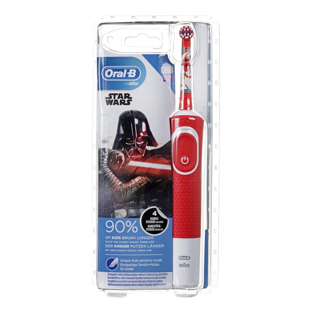 Oral-B Vitality 100 Kids Starwars цена и информация | Elektriskās zobu birstes | 220.lv