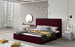 Кровать NORE Cloe 13, 140x200 см, фиолетовая
