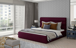Кровать NORE Caramel 11, 200x200 см, фиолетовая цена и информация | Кровати | 220.lv