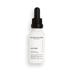 Sejas skrubis taukainai ādai Revolution Skincare Acid Peel, 30 ml cena un informācija | Sejas ādas kopšana | 220.lv