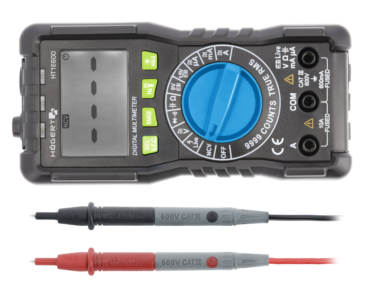 Multimetrs E600 Hogert cena un informācija | Rokas instrumenti | 220.lv