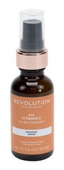 Sejas pretgrumbu serums Revolution Skincare 3 % Vitamin C, 30 ml cena un informācija | Serumi sejai, eļļas | 220.lv