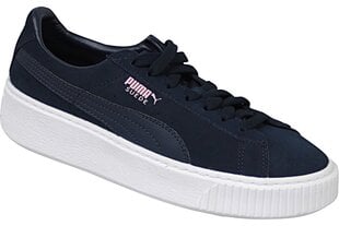 Brīvā laika apavi bērniem Puma Suede Platform JR 363663-03 (56285), melni цена и информация | Детская спортивная обувь | 220.lv