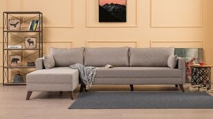 Stūra dīvāns Artie Bella, smilškrāsas цена и информация | Угловые диваны | 220.lv