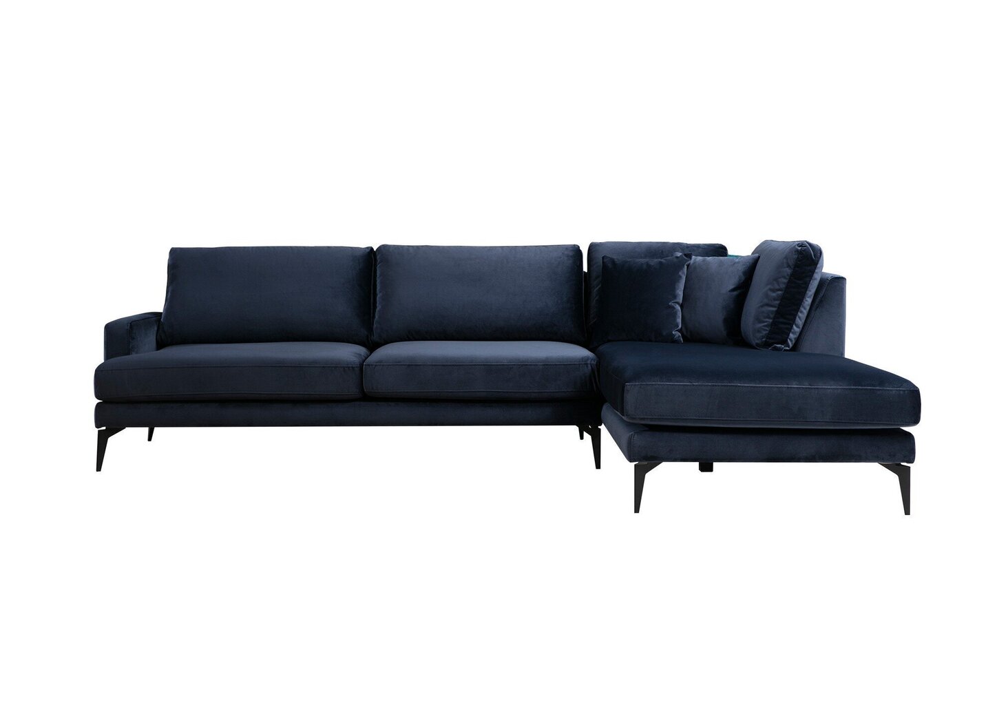 Stūra dīvāns Artie Papira, zils cena un informācija | Stūra dīvāni | 220.lv