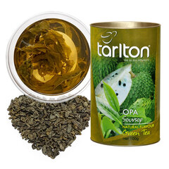 TARLTON Soursop Green tea OPA, Soursopa Ceilonas Zaļā beramā lielo lapu tēja OPA, 100g cena un informācija | Tēja | 220.lv