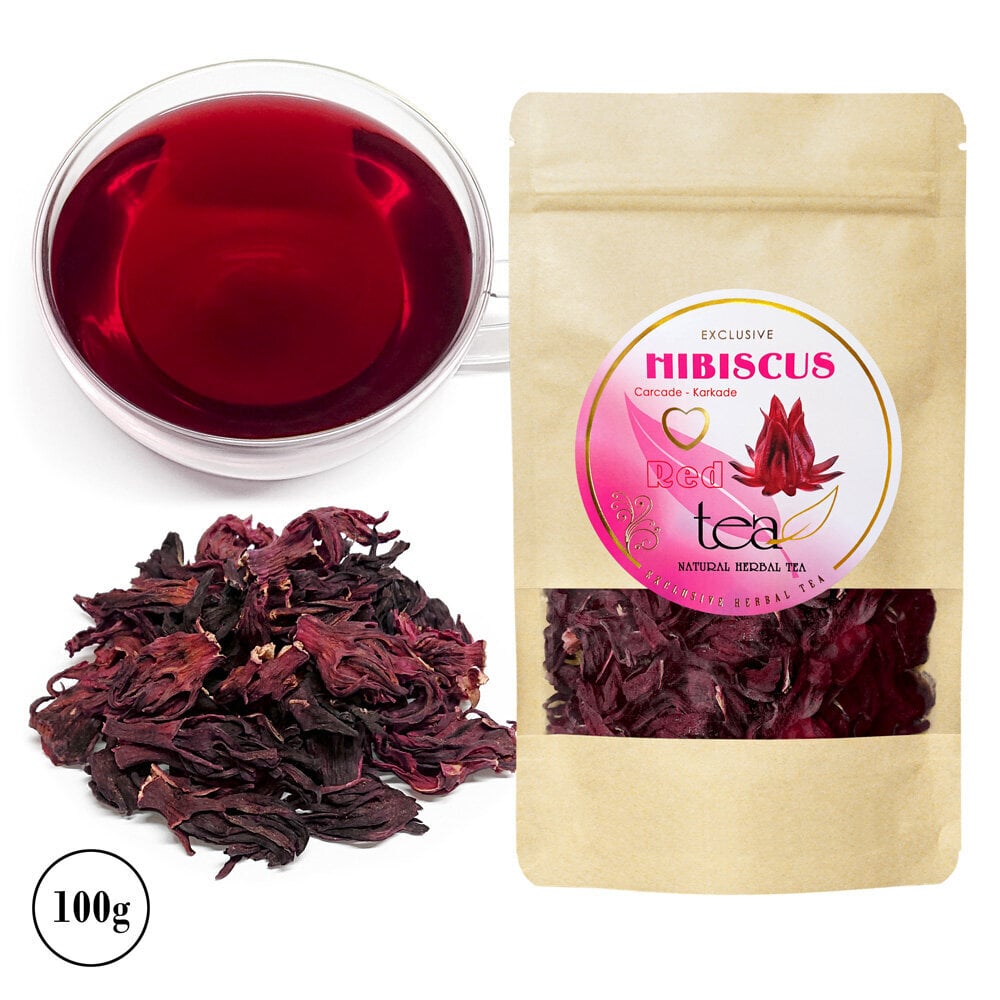Hibiscus - Karkade - Carcade - Sarkanā tēja, 100 g cena un informācija | Tēja | 220.lv