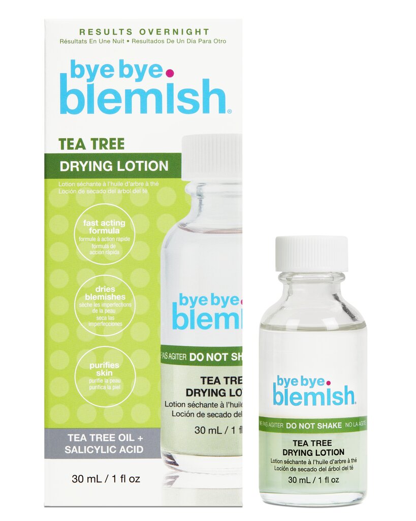 Sejas losjons Bye bye blemish Tea Tree, 30 ml cena un informācija | Serumi sejai, eļļas | 220.lv