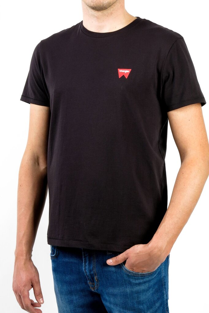 T-krekls vīriešiem WRANGLER, melns cena un informācija | Vīriešu T-krekli | 220.lv