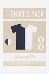 T-krekls vīriešiem WRANGLER, balts un melns cena un informācija | Vīriešu T-krekli | 220.lv