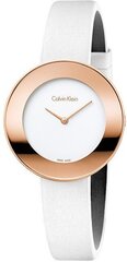 Pulkstenis sievietēm Calvin Klein Chic K7N236K2, balts/zelta cena un informācija | Sieviešu pulksteņi | 220.lv