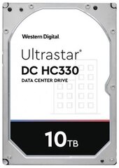 Drive server HDD Western Digital Ultrastar DC HC330 WUS721010ALE6L4 (10 Тб; 3.5 дюйма; SATA III) цена и информация | Внутренние жёсткие диски (HDD, SSD, Hybrid) | 220.lv