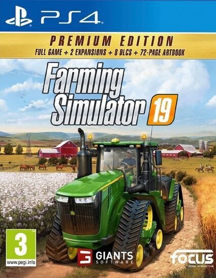 Datorspēle Spēle priekš PlayStation 4, Farming Simulator 19 Premium Edition  cena | 220.lv