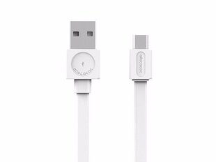 Allocacoc Cable USB кабель microUSB Basic, 1,5 м, белый цена и информация | Кабели для телефонов | 220.lv