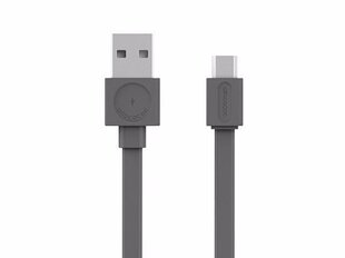 Allocacoc Cable USB kabelis microUSB Basic, 1,5 m, pelēks цена и информация | Кабели для телефонов | 220.lv