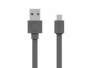 Allocacoc Cable USB kabelis microUSB Basic, 1,5 m, pelēks цена и информация | Кабели для телефонов | 220.lv