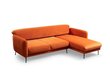 Stūra dīvāns Artie Sevilla, oranžs cena un informācija | Stūra dīvāni | 220.lv
